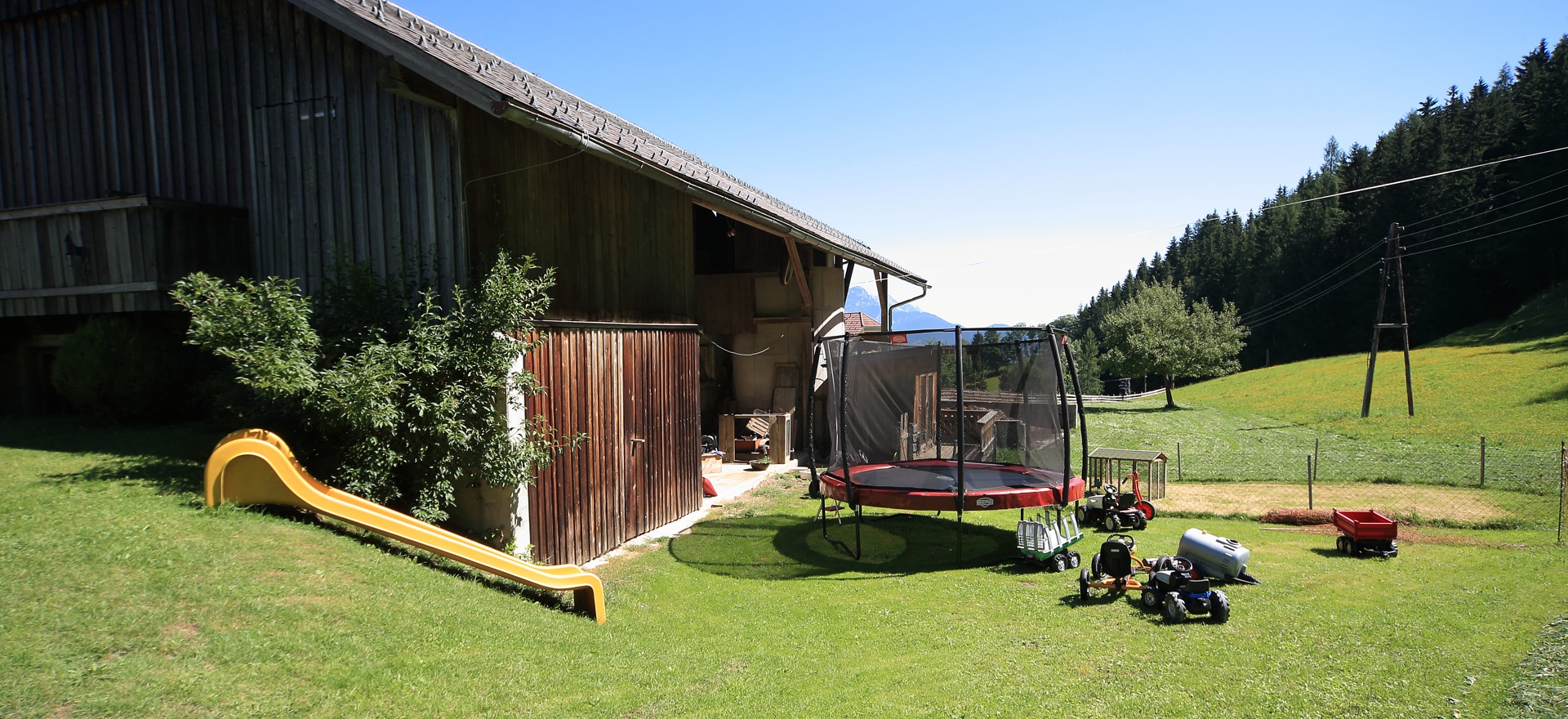 Viel Platz zum Spielen.